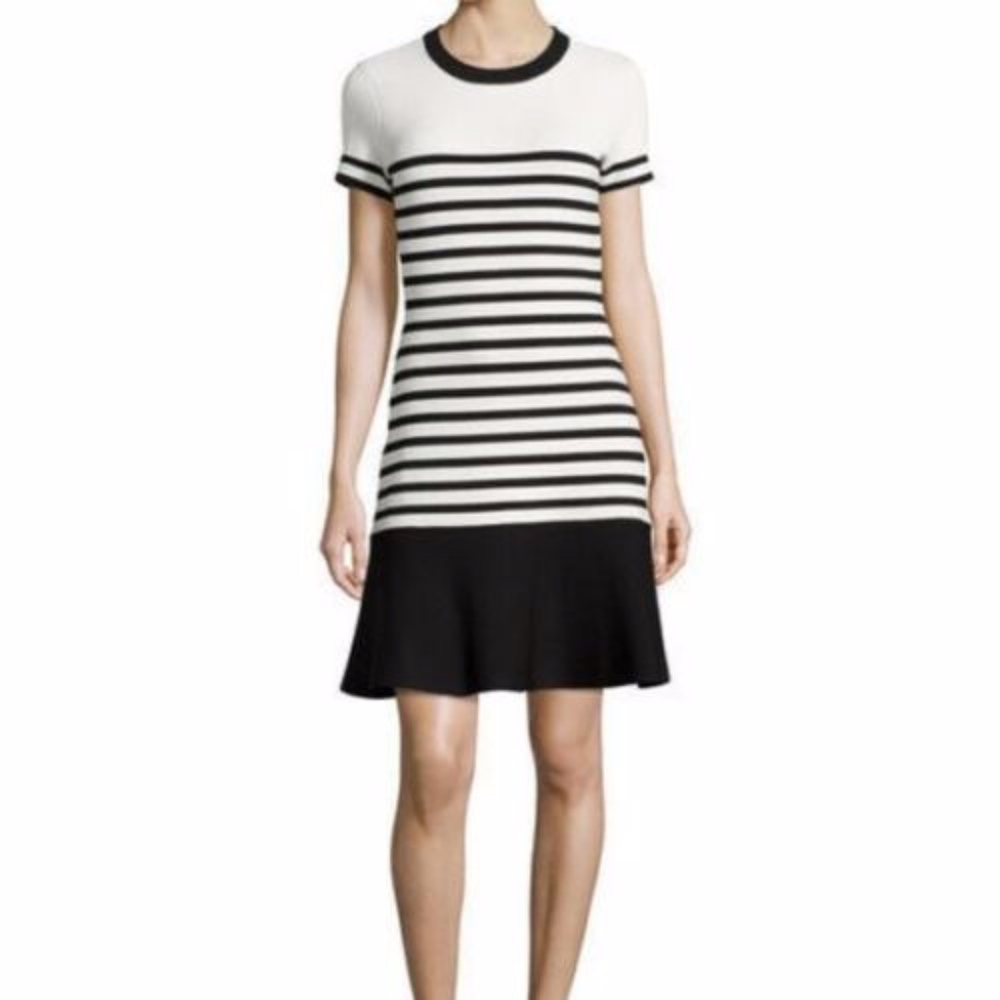 Kate Spade Stripe Scuba Knit Dress - SIZE MEDIUM